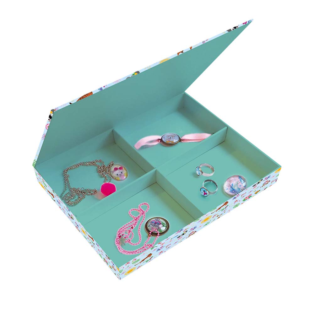 janod-j07908-bijoux-cabochon-lovely-pets-coffret-6-bijoux-multicolore image 2