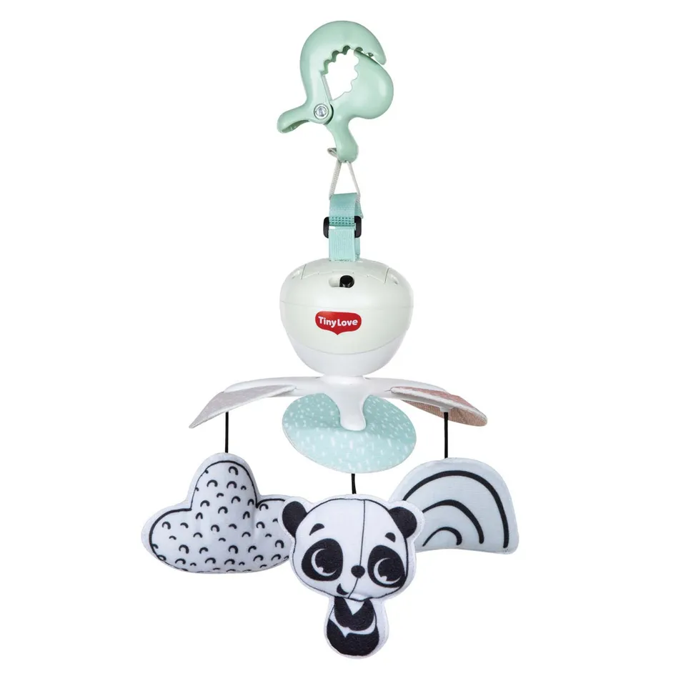 tiny-love-black-white-d-cor-mobile-3-en-1-emporter-mobile-musical-b-b image 1