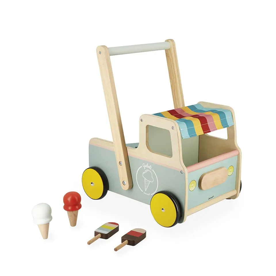 janod-chariot-de-marche-marchand-de-glaces-j08049-bois-fsc-4-glaces image 1