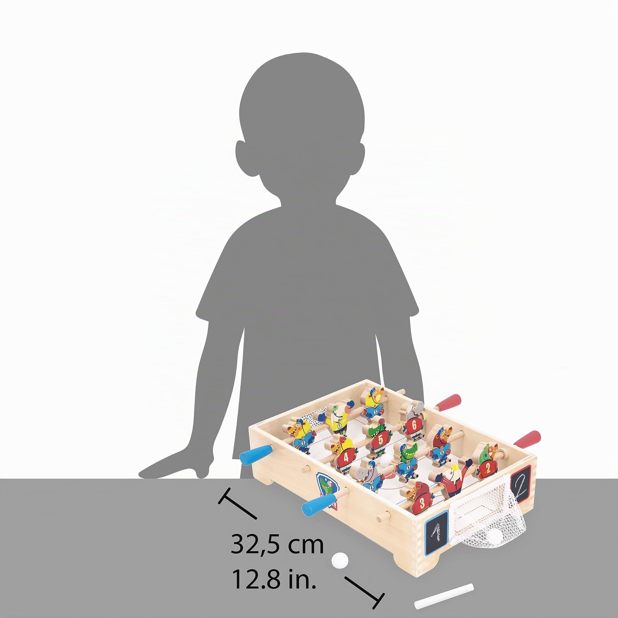 janod-mini-baby-foot-de-table-hockey-sur-glace-j03367-bois-12-joueurs image 6