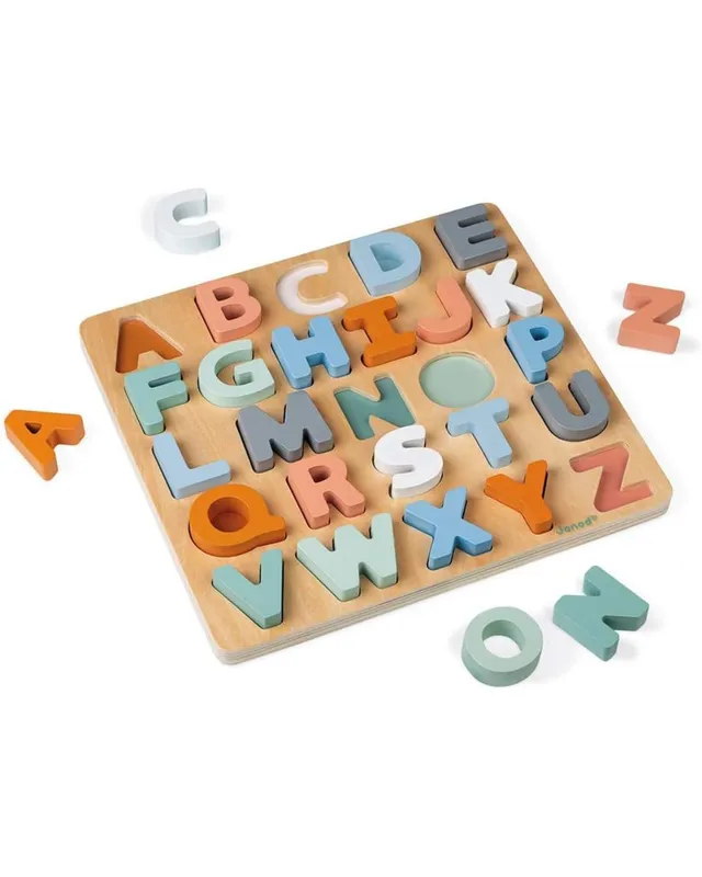 janod-j04412-puzzle-alphabet-en-bois-26-pi-ces-sweet-cocoon-d-s-2-ans image 1