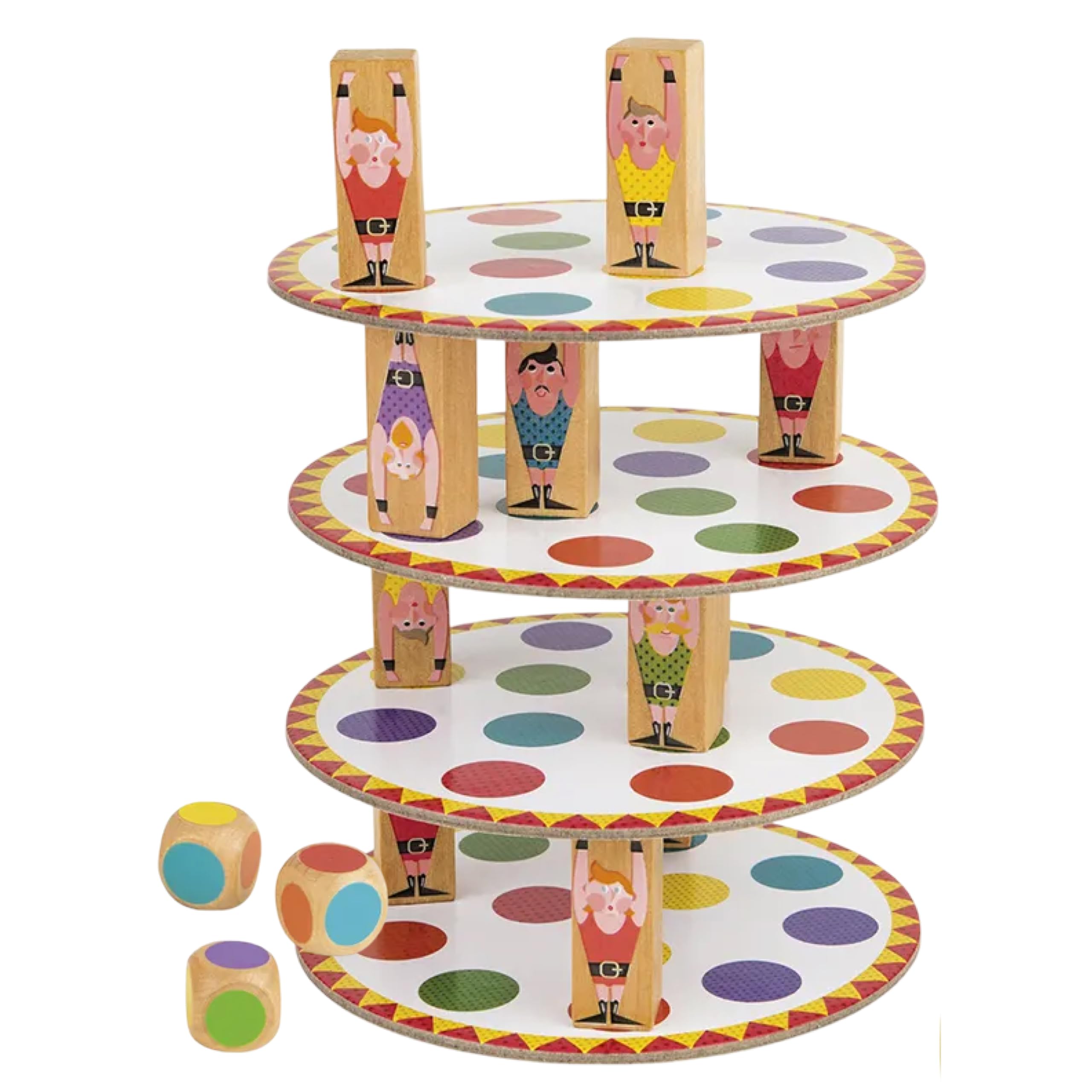 janod-acrobat-jeu-d-quilibre-en-bois-et-carton-fsc-d-s-5-ans-2-8-joueurs image 1