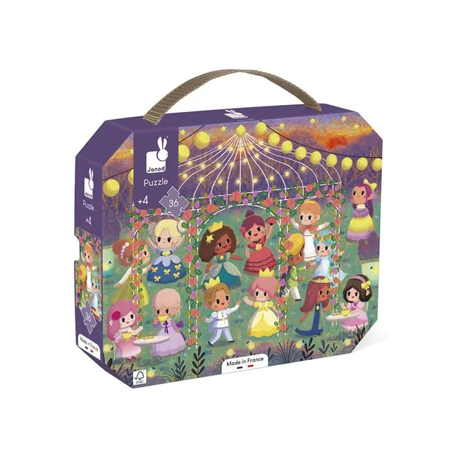 janod-puzzle-enfant-princesses-36-pi-ces-valisette-j02608 image 1