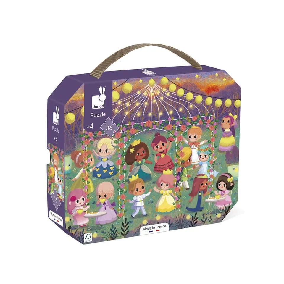 janod-puzzle-enfant-princesses-36-pi-ces-valisette-j02608 image 1