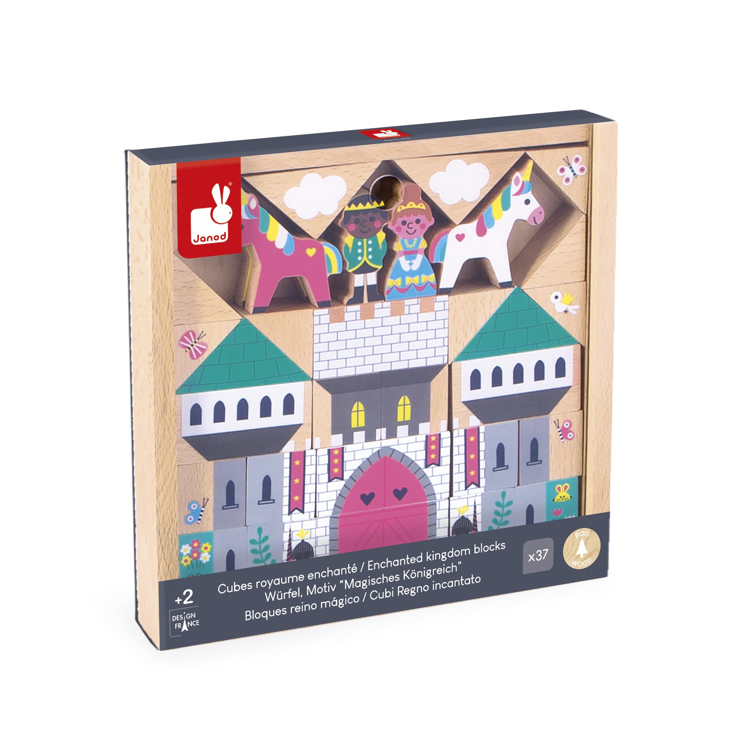 janod-cross-roads-royaume-enchant-j05927-set-35-cubes-bois-massif-construction image 7
