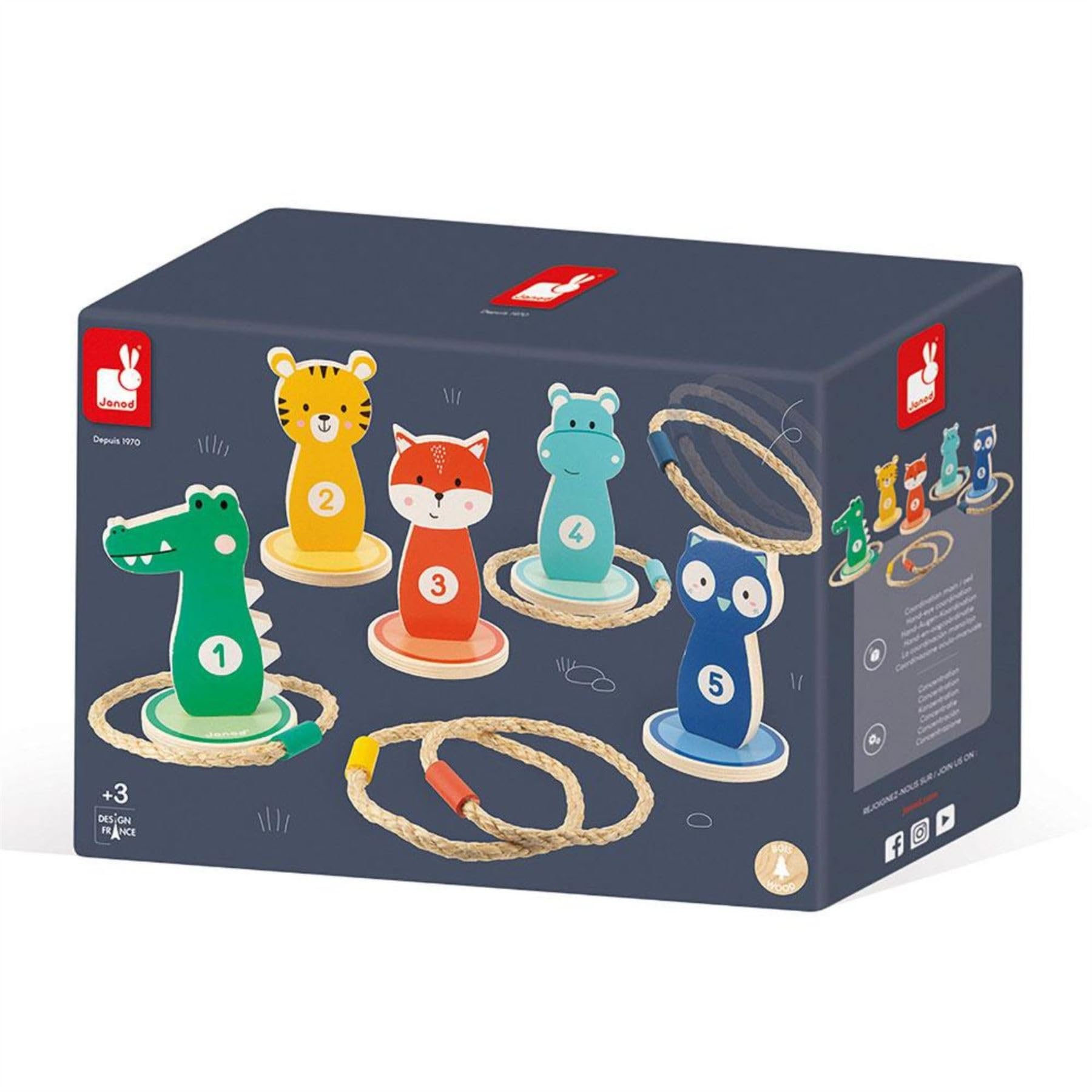 janod-j07735-jeu-de-lancer-d-anneaux-en-bois-animaux-5-supports-5-anneaux image 7