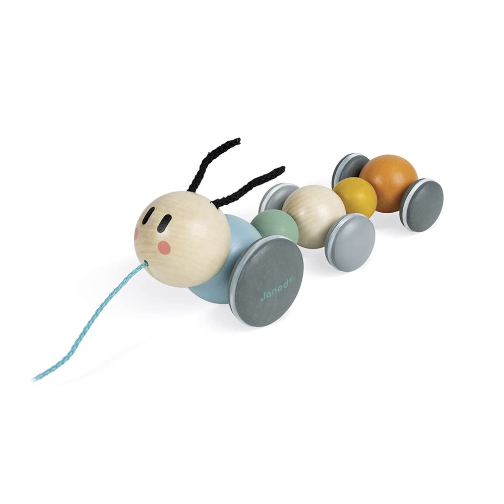 janod-chenille-promener-en-bois-sweet-cocoon-j04420-jouet-tirer image 4
