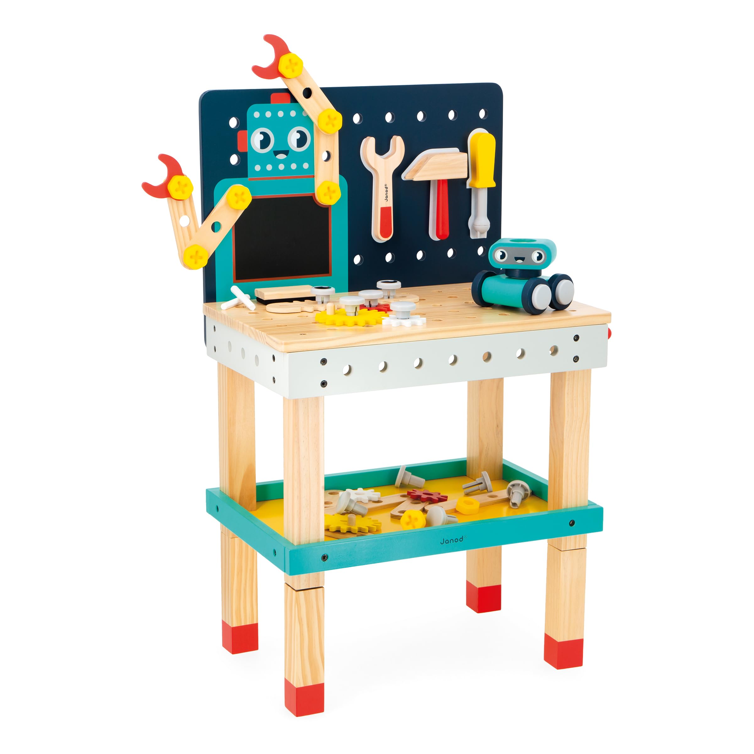 janod-j06457-grand-tabli-robot-brico-kids-50-pi-ces-hauteur-ajustable-3-ans image 1