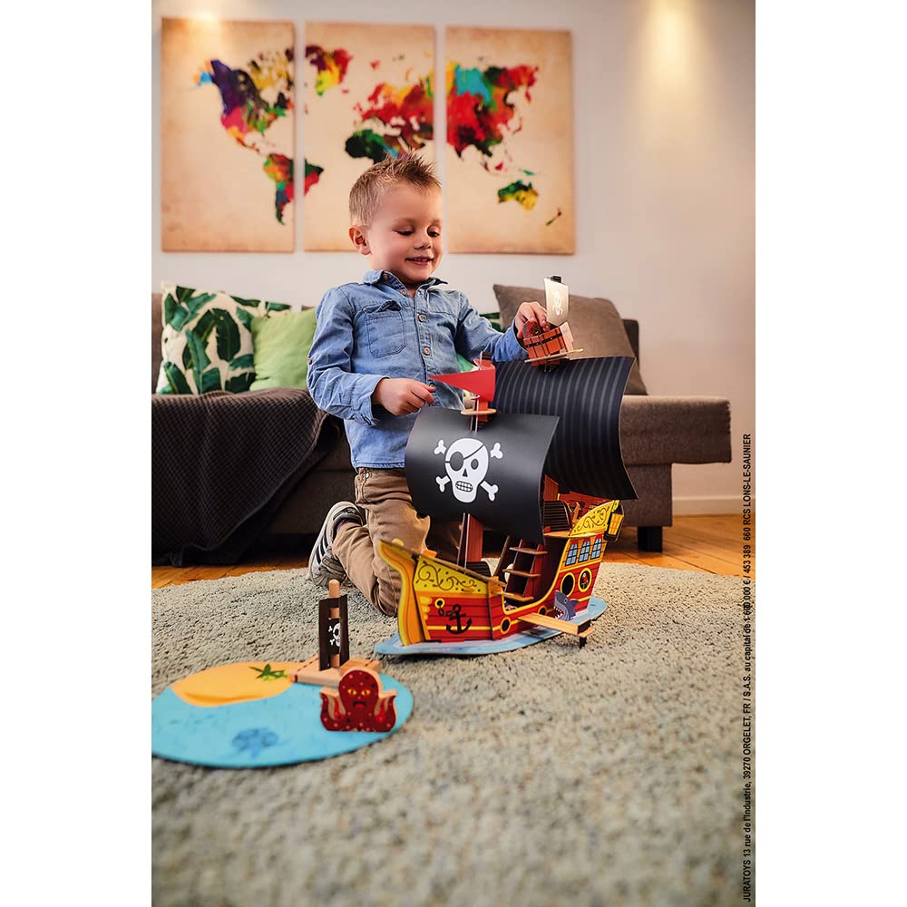janod-story-j08579-bateau-pirates-construire-7-figurines-bois image 5