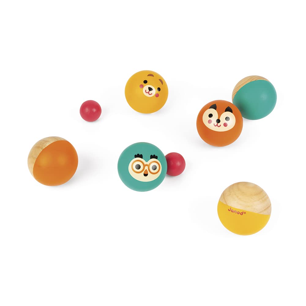 janod-happy-garden-jeu-de-p-tanque-en-bois-enfant-6-boules-2-cochonnets image 3