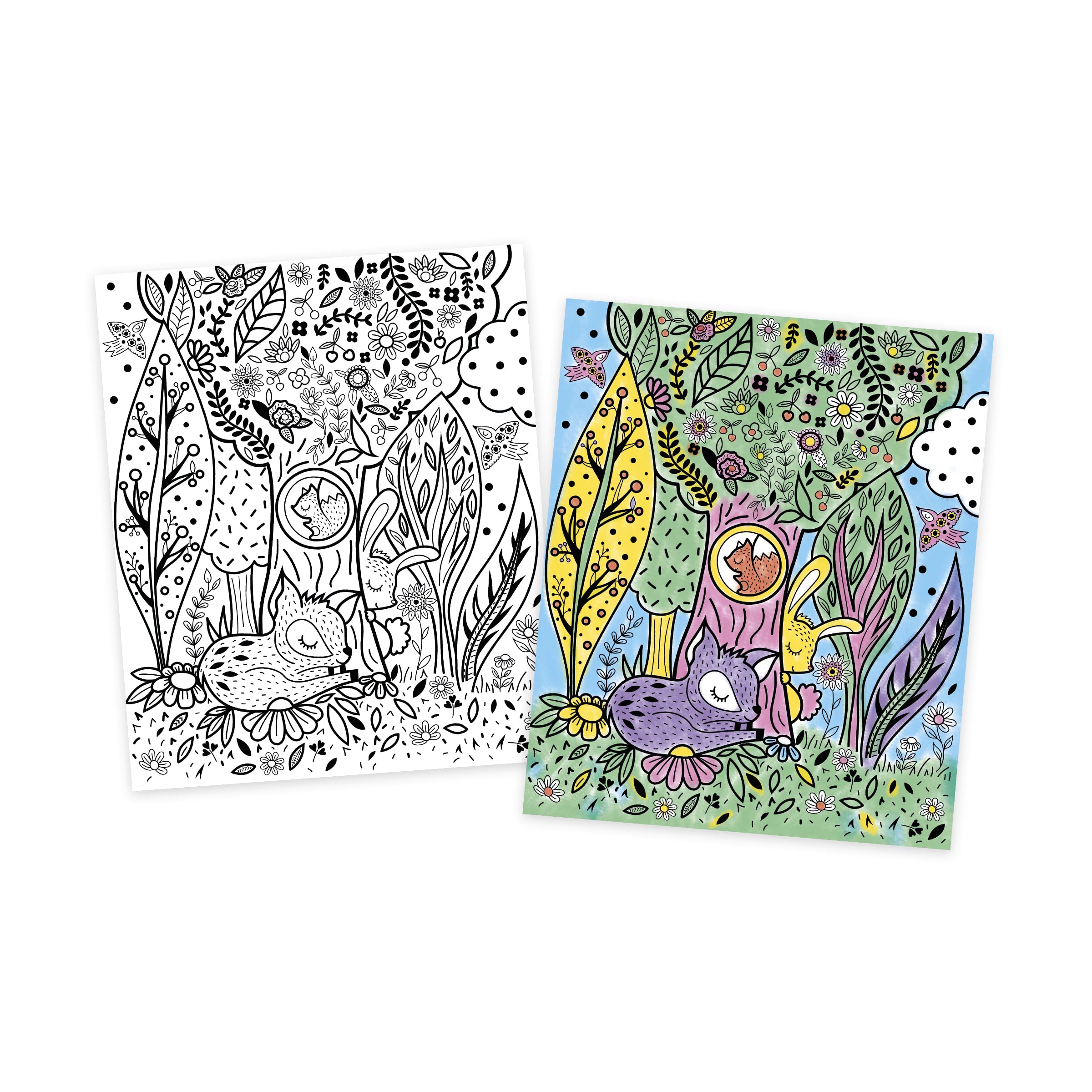 janod-coffret-peinture-magique-bonne-nuit-j07875-6-tableaux-animaux image 3