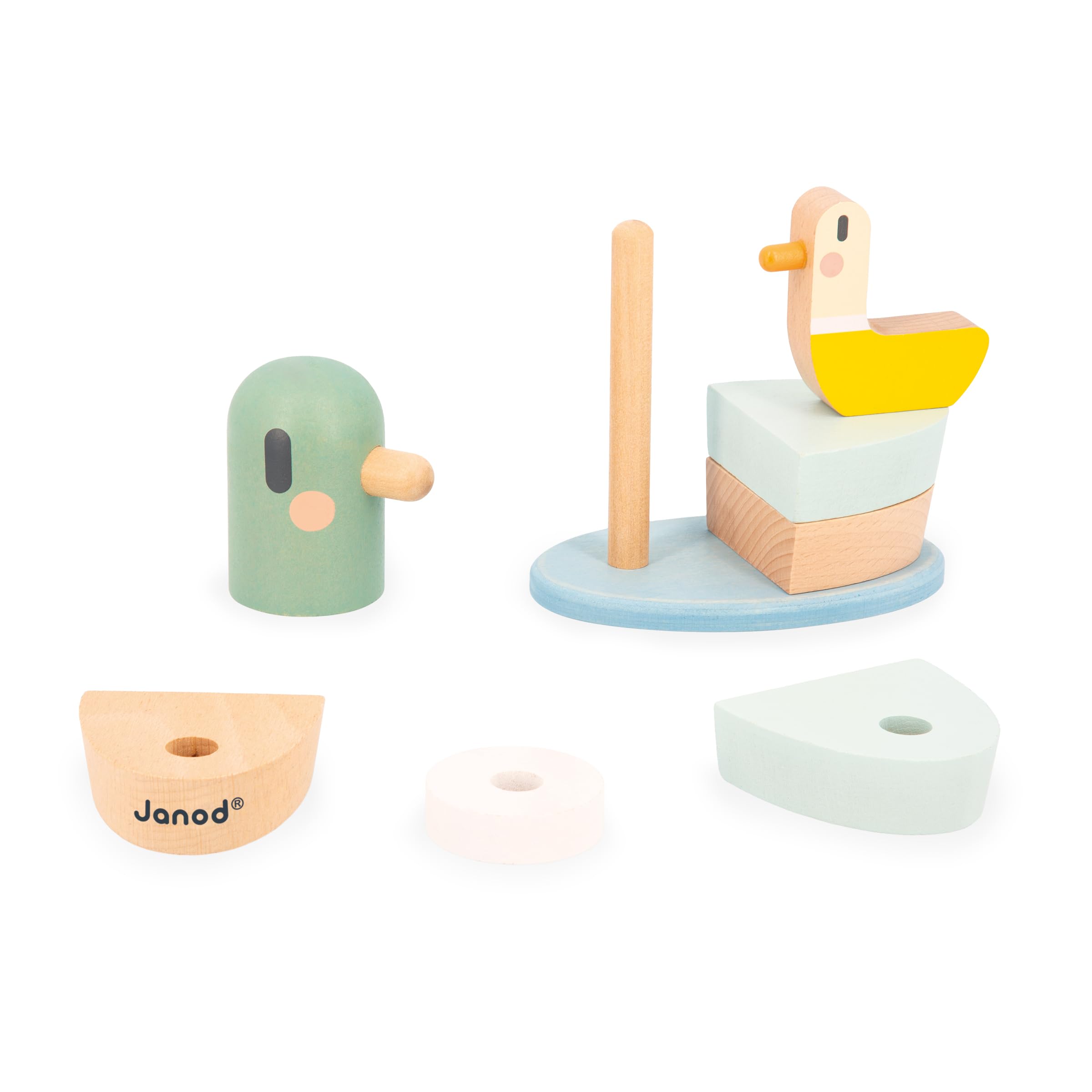 janod-j04059-empilable-canard-sweet-cocoon-7-pi-ces-en-bois-fsc image 2