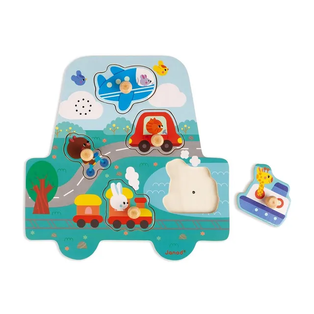 janod-les-petits-bolides-puzzle-musical-en-bois-5-pi-ces image 1