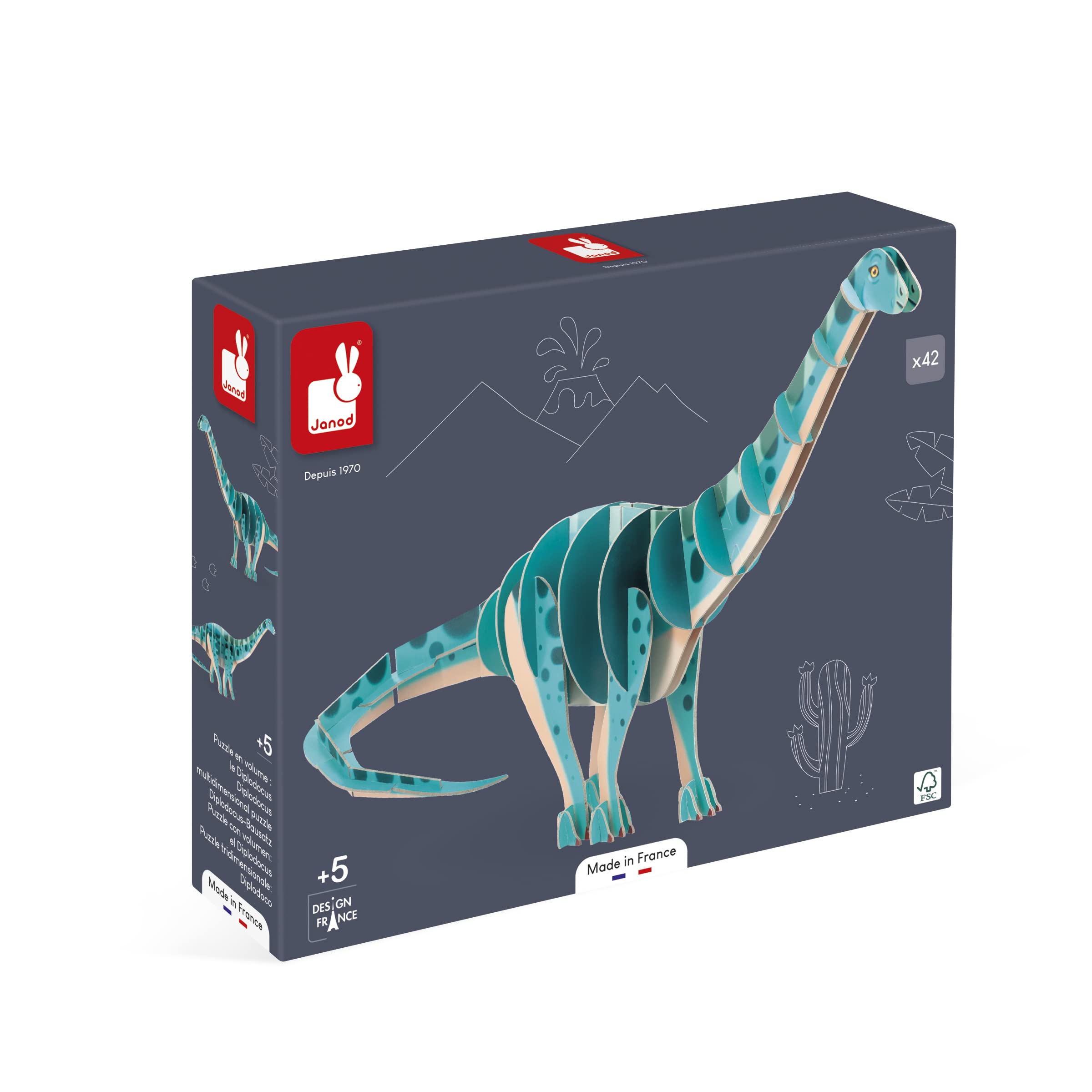 janod-j05838-puzzle-enfant-3d-dinosaure-tric-ratops-32-pi-ces image 6