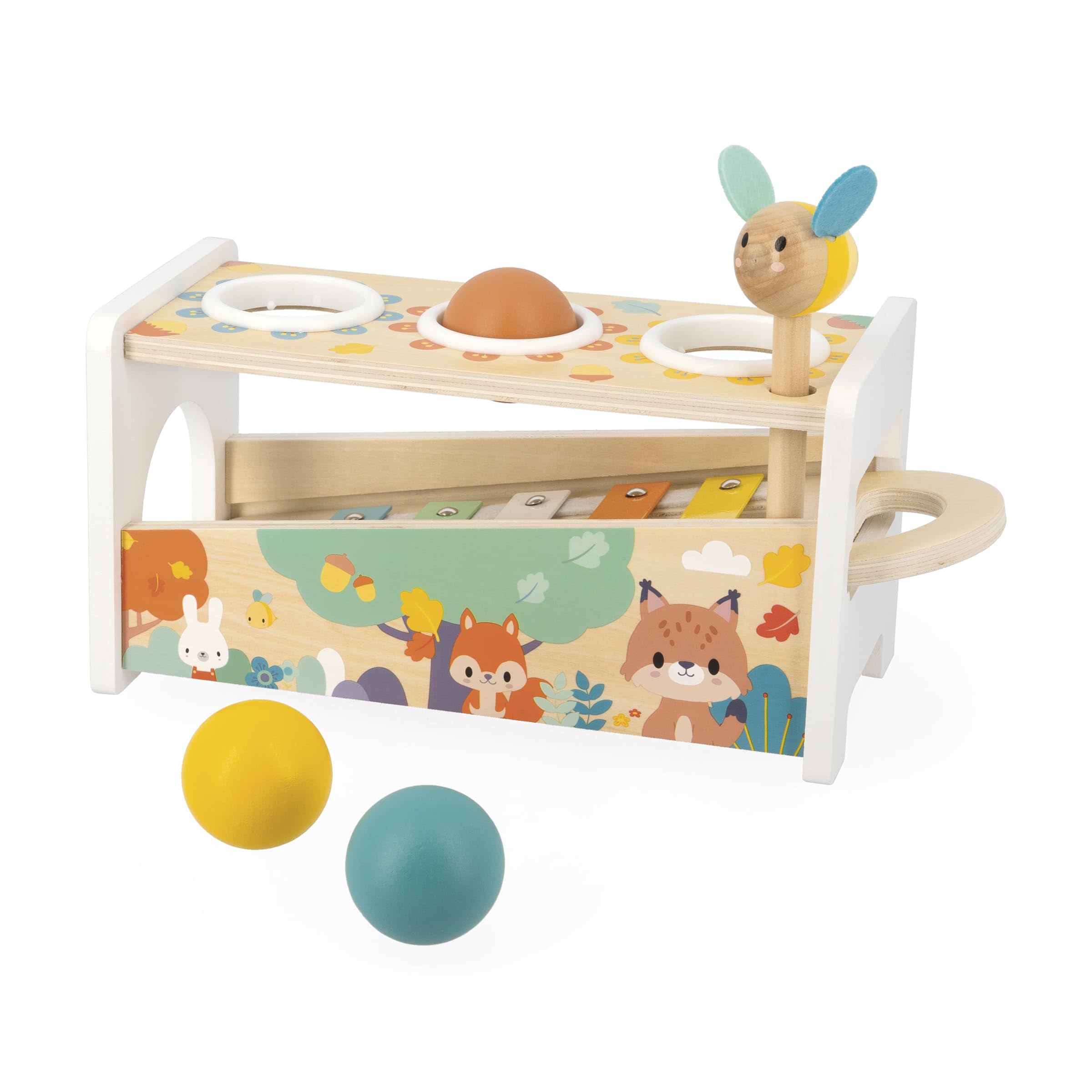 janod-pure-tap-tap-xylo-j05155-jouet-en-bois-2-en-1-avec-xylophone-amovible image 2