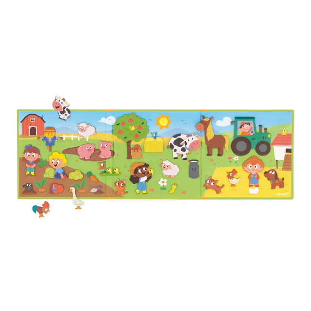 janod-magn-ti-stories-la-ferme-jeu-magn-tique-30-aimants-d-s-3-ans image 1