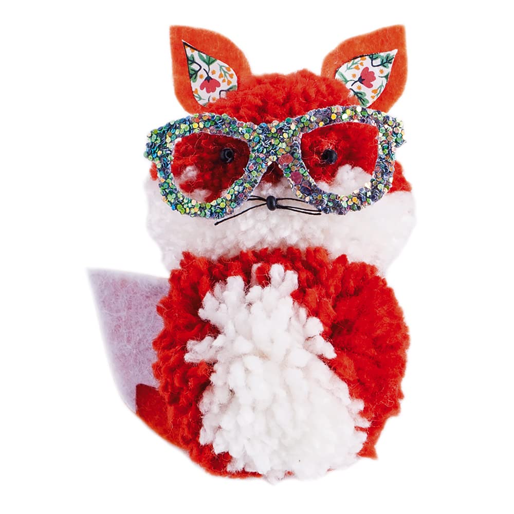 janod-kit-cr-atif-pompons-3-petits-animaux-renard-souris-lapin image 4