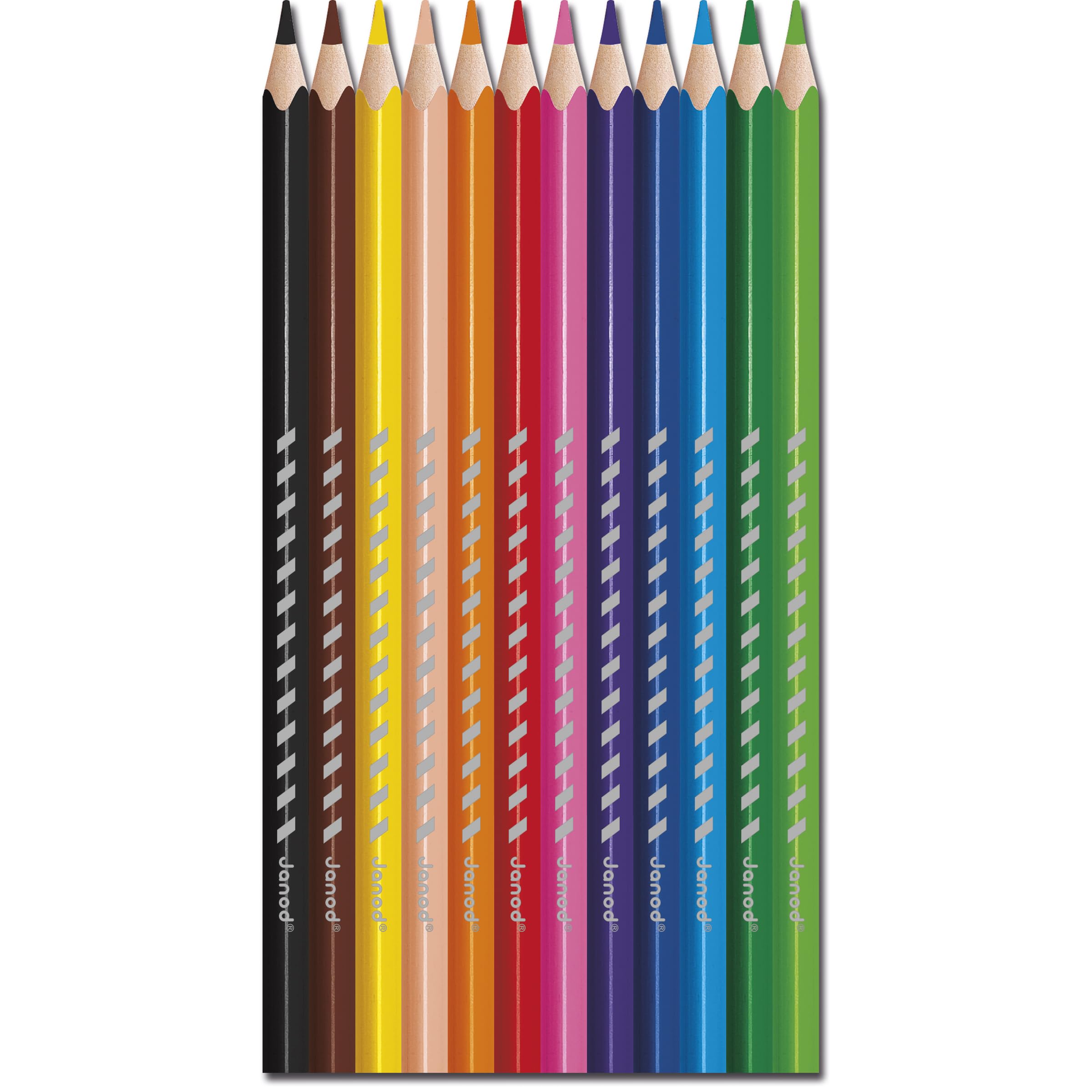 janod-12-crayons-de-couleurs-j07408-triangulaires-ergonomiques image 2