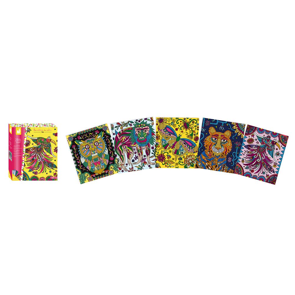janod-j07824-paillettes-et-dorures-tropicales-5-tableaux image 1
