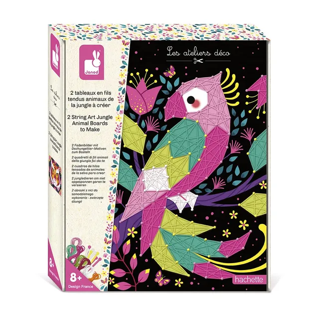 janod-j07970-coffret-fils-tendus-animaux-de-la-jungle-2-tableaux image 1