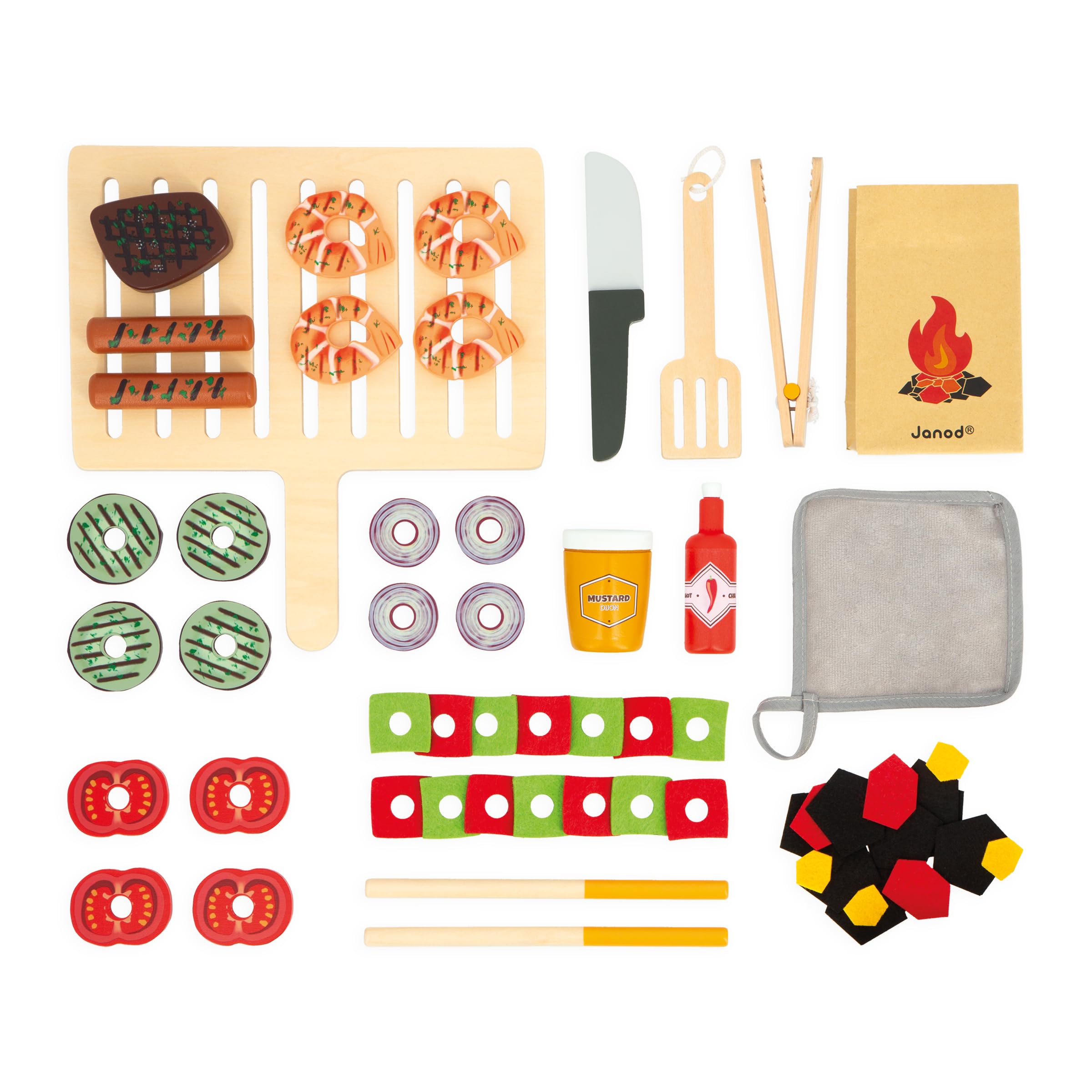 janod-barbecue-en-bois-j06619-jouet-d-imitation-57-accessoires-d-s-3-ans image 4