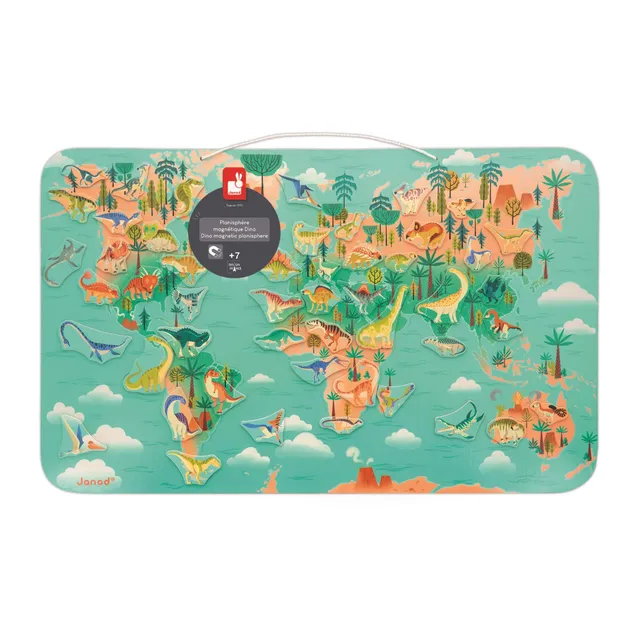 janod-dino-planisph-re-magn-tique-50-magnets-j05836 image 1