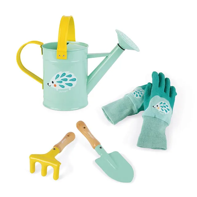 janod-set-complet-de-jardinage-enfant-happy-garden-seau-gants-pelle-r-teau image 1