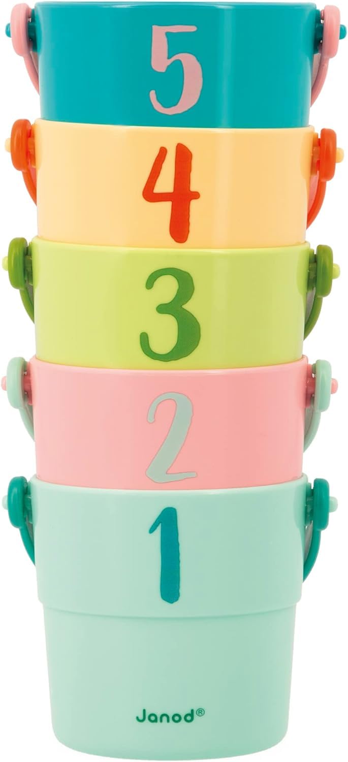janod-5-seaux-d-activit-s-bain-j04722-jouets-de-bain-b-b-animaux-marins image 5