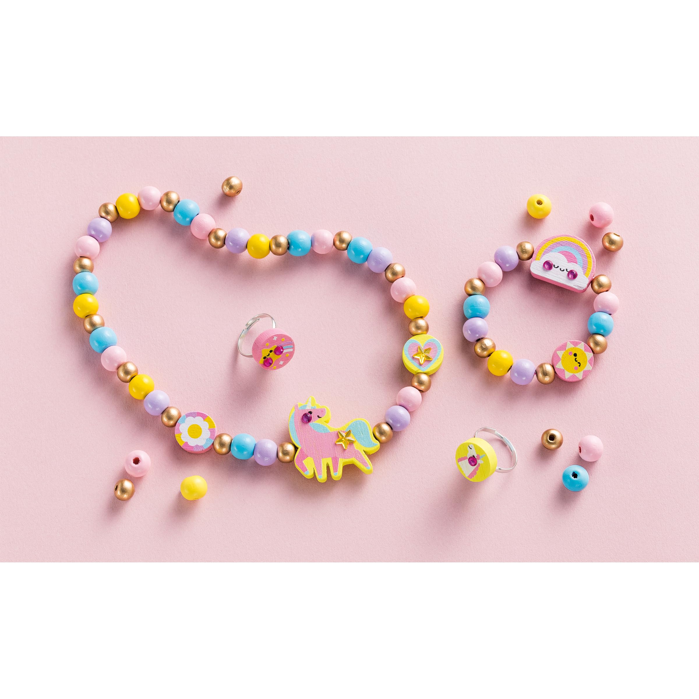 janod-j09129-les-premiers-ateliers-4-bijoux-en-bois-cr-er-rainbow-land-d-s-4-ans image 7