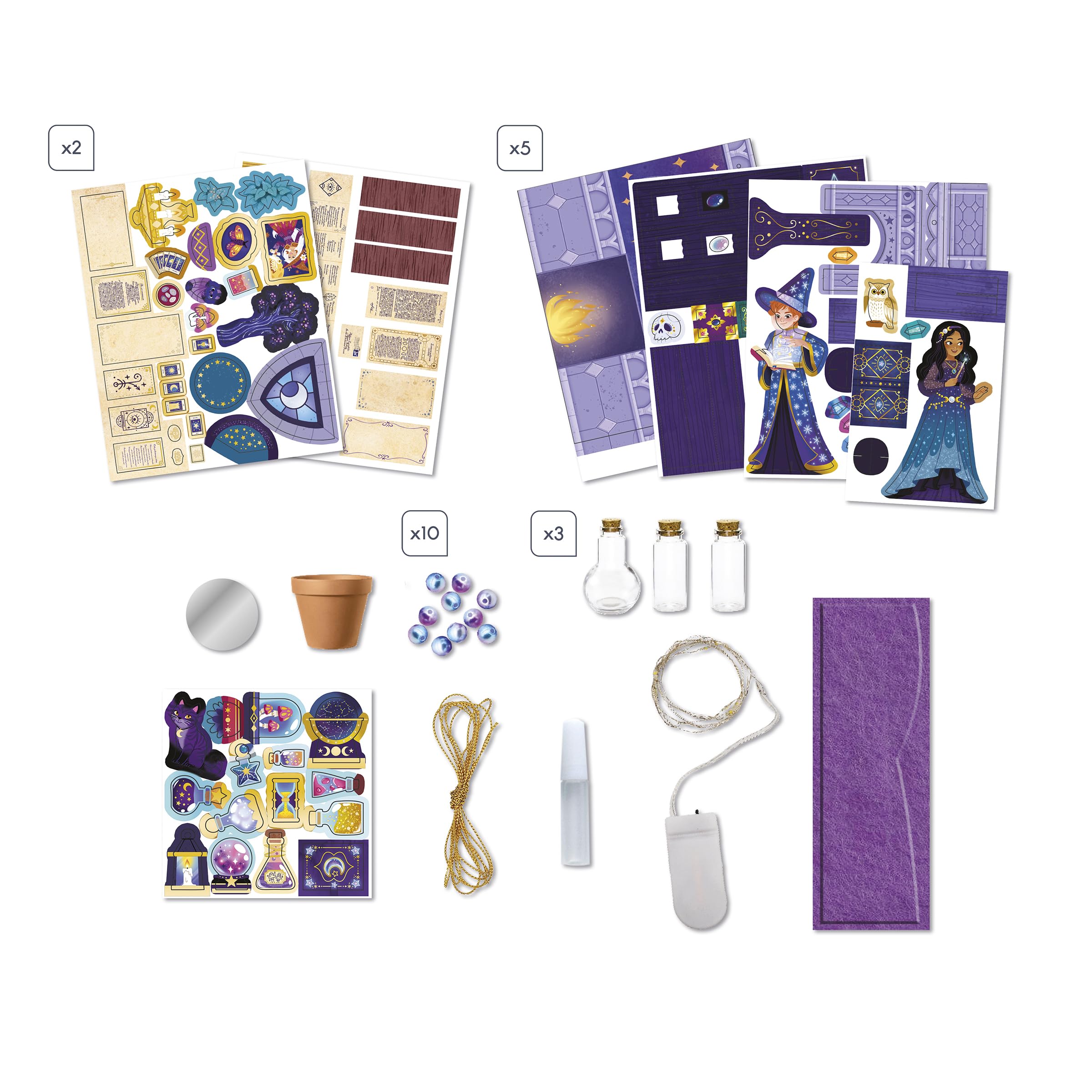 janod-magic-school-j09140-l-atelier-des-sorciers-kit-cr-atif-lumineux image 4