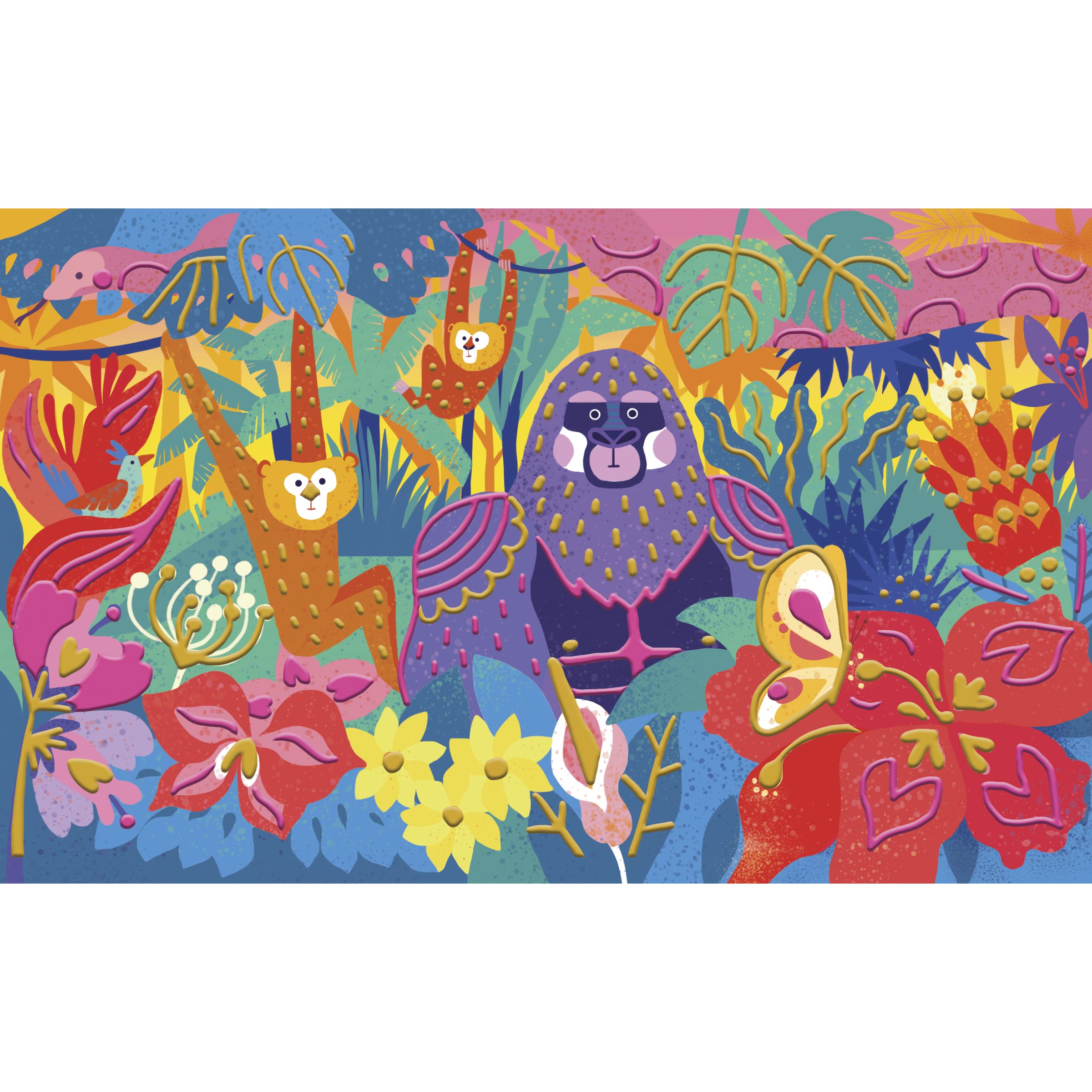 janod-les-ateliers-du-calme-j07950-peinture-3d-jungle-3-tableaux image 5