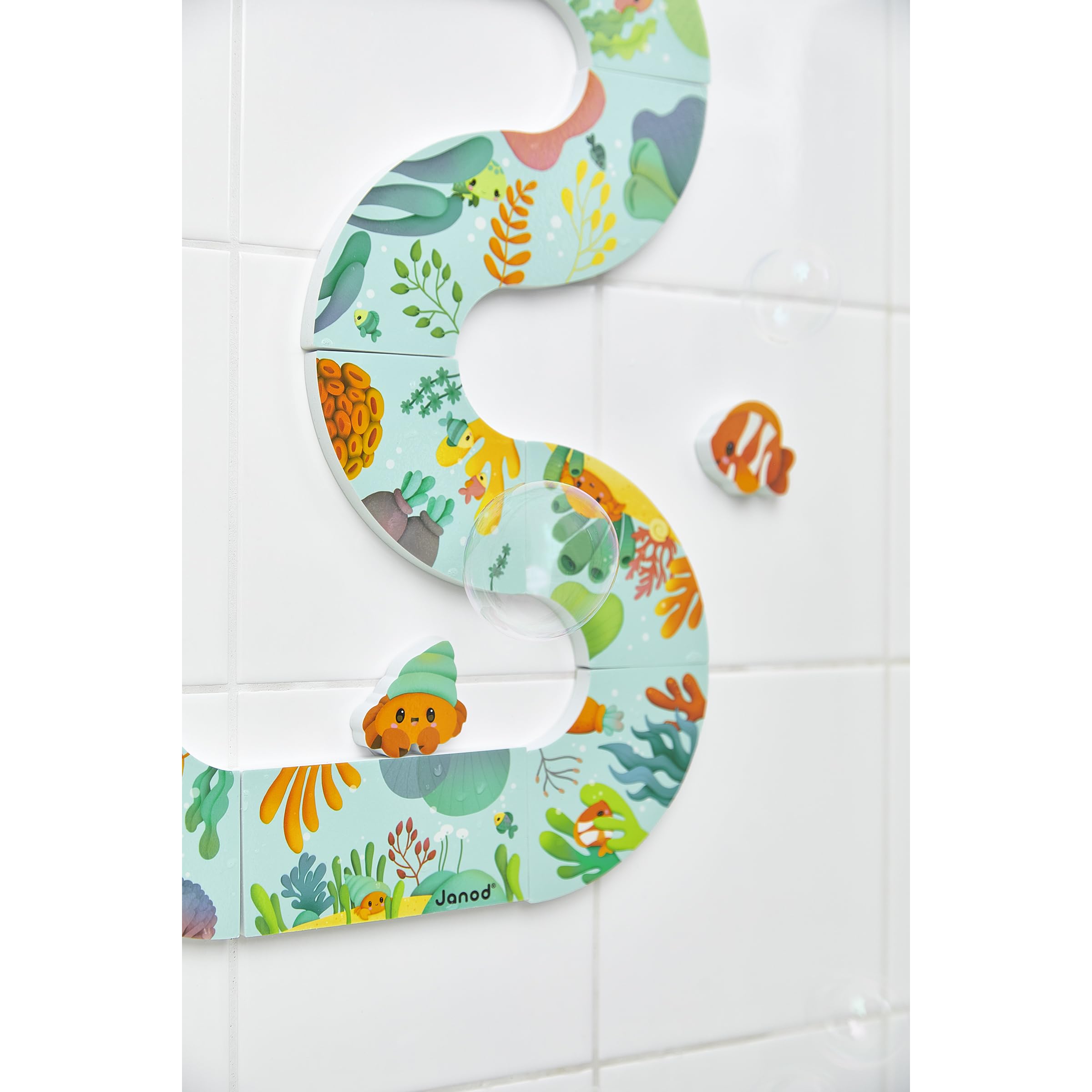 janod-circuit-de-bain-18-mois-parcours-14-pi-ces-8-animaux-filet image 8