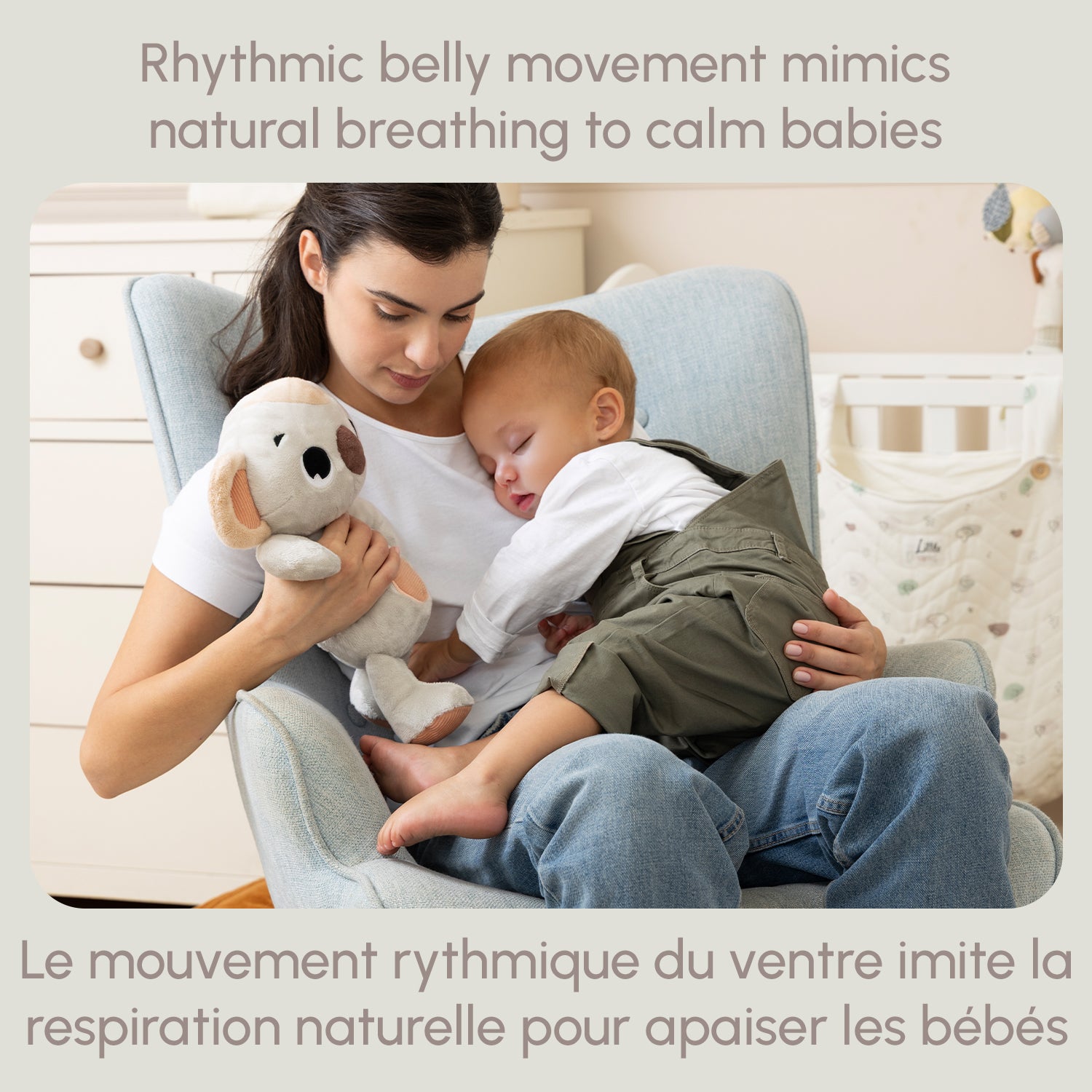 tiny-love-snuggly-buddy-koala-boho-chic-peluche-apaisante-avec-respiration image 3