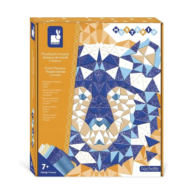 janod-mysterix-j07974-coffret-mosa-que-mousse-animaux-de-la-for-t image 1