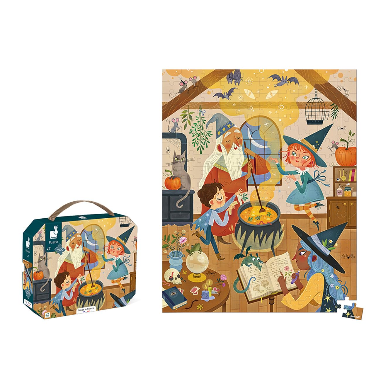 janod-j02548-puzzle-magie-200-pi-ces-carton-fsc-fabriqu-en-france-40x50-cm image 2