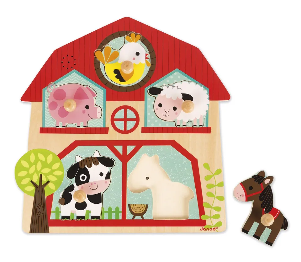 janod-puzzle-musical-les-copains-de-la-ferme-puzzle-sonore-bois-5-pi-ces-d-s-18- image 1
