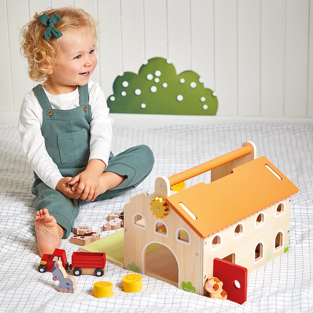 janod-j03318-ma-premi-re-ferme-en-bois-16-accessoires-avec-tracteur-et-animaux image 6
