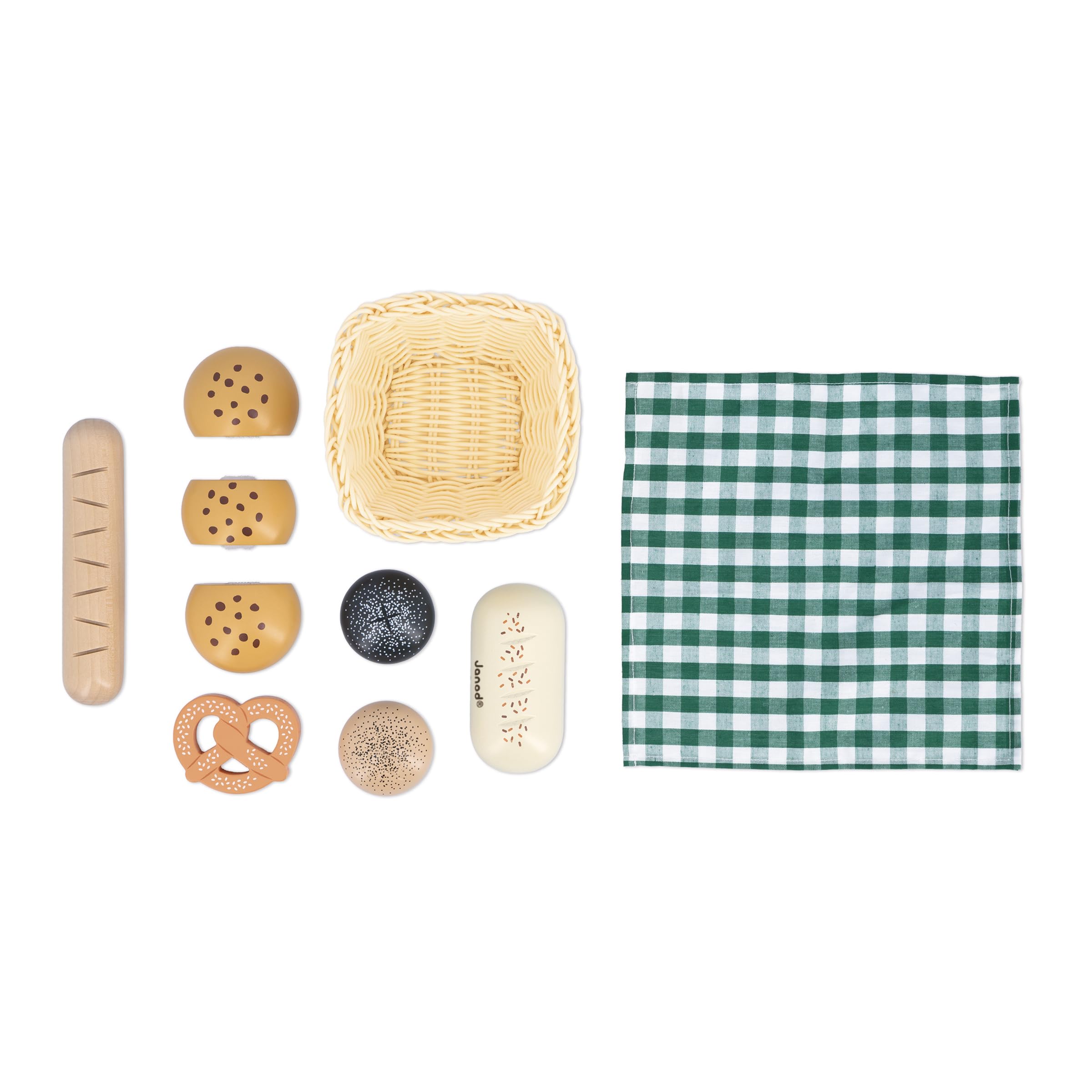 janod-j06645-panier-de-boulangerie-en-bois-dinette-6-pains-serviette image 4