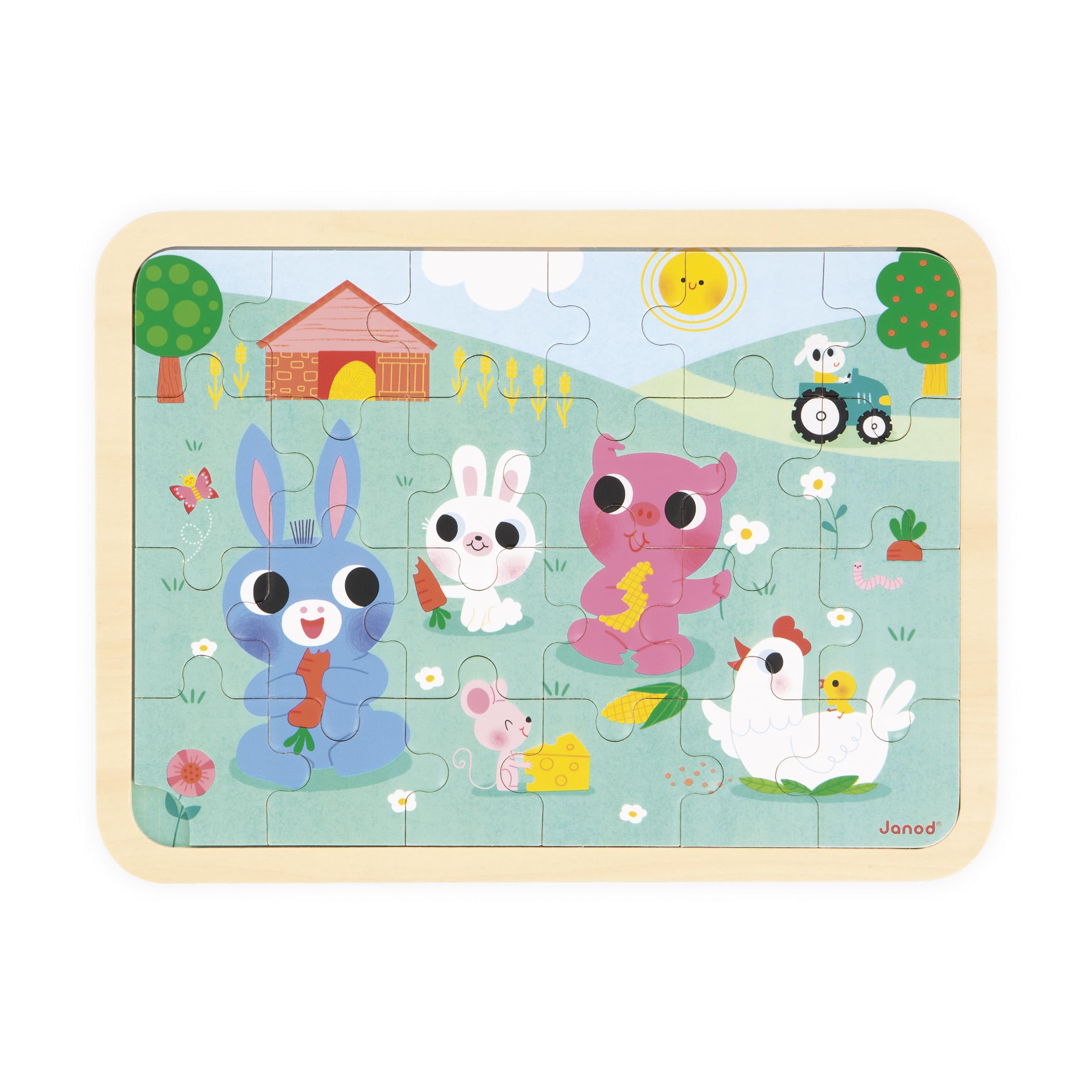 janod-j07126-puzzle-en-bois-ferme-24-pi-ces-jeu-des-5-erreurs image 2