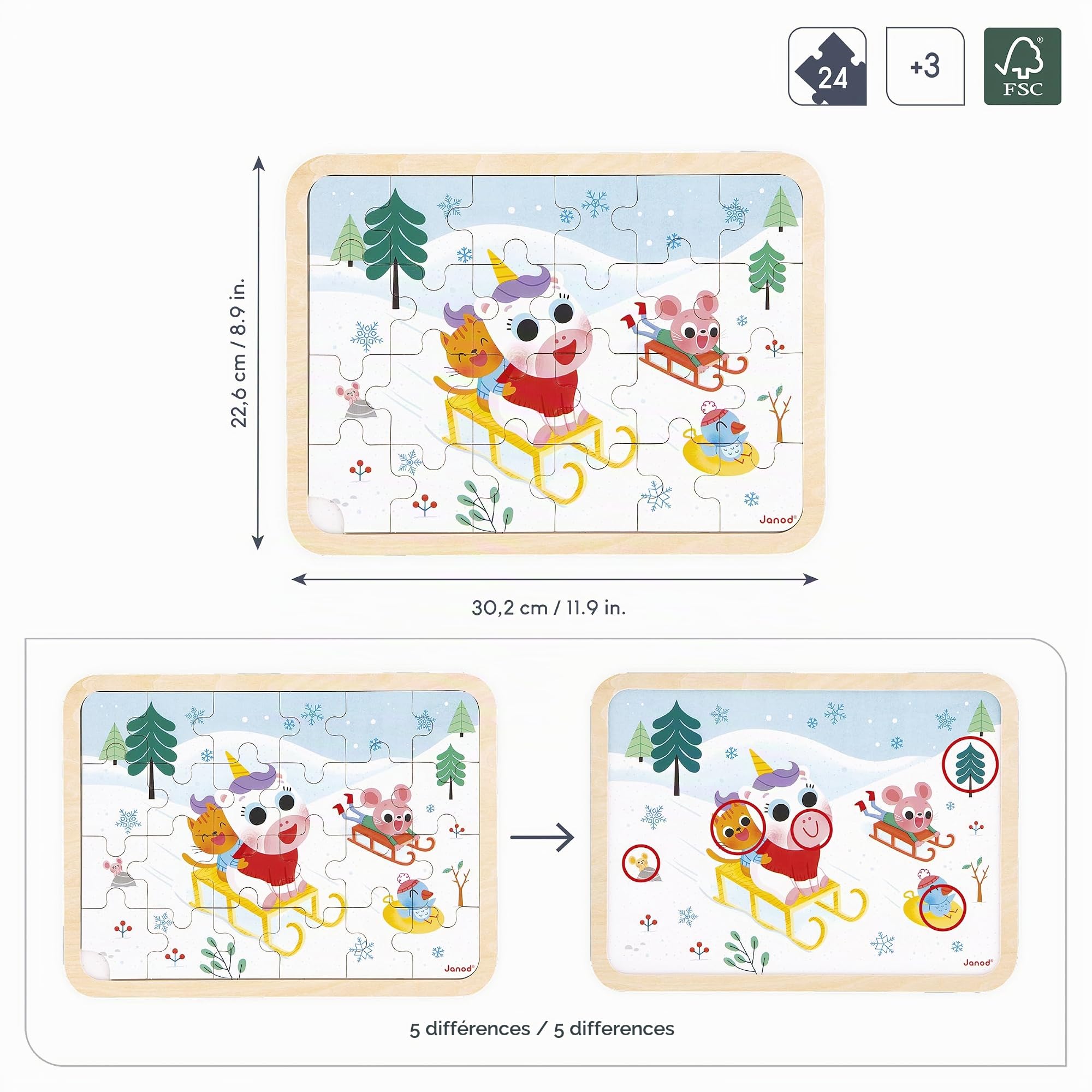 janod-j07127-puzzle-en-bois-24-pi-ces-course-de-luge-jeu-des-5-erreurs image 3