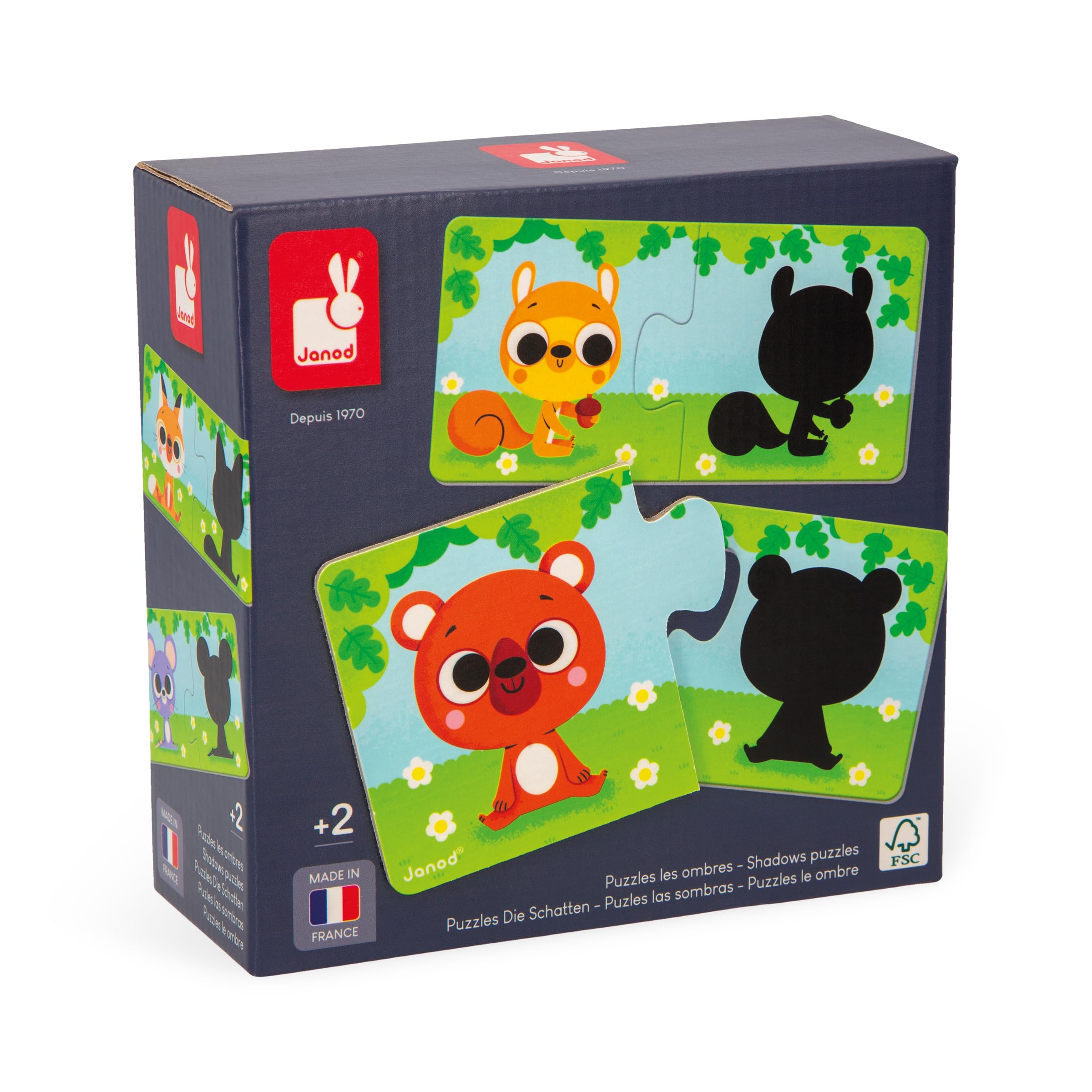 janod-puzzle-animaux-et-leur-ombre-j02701-12-puzzles-2-pi-ces-d-s-2-ans image 1