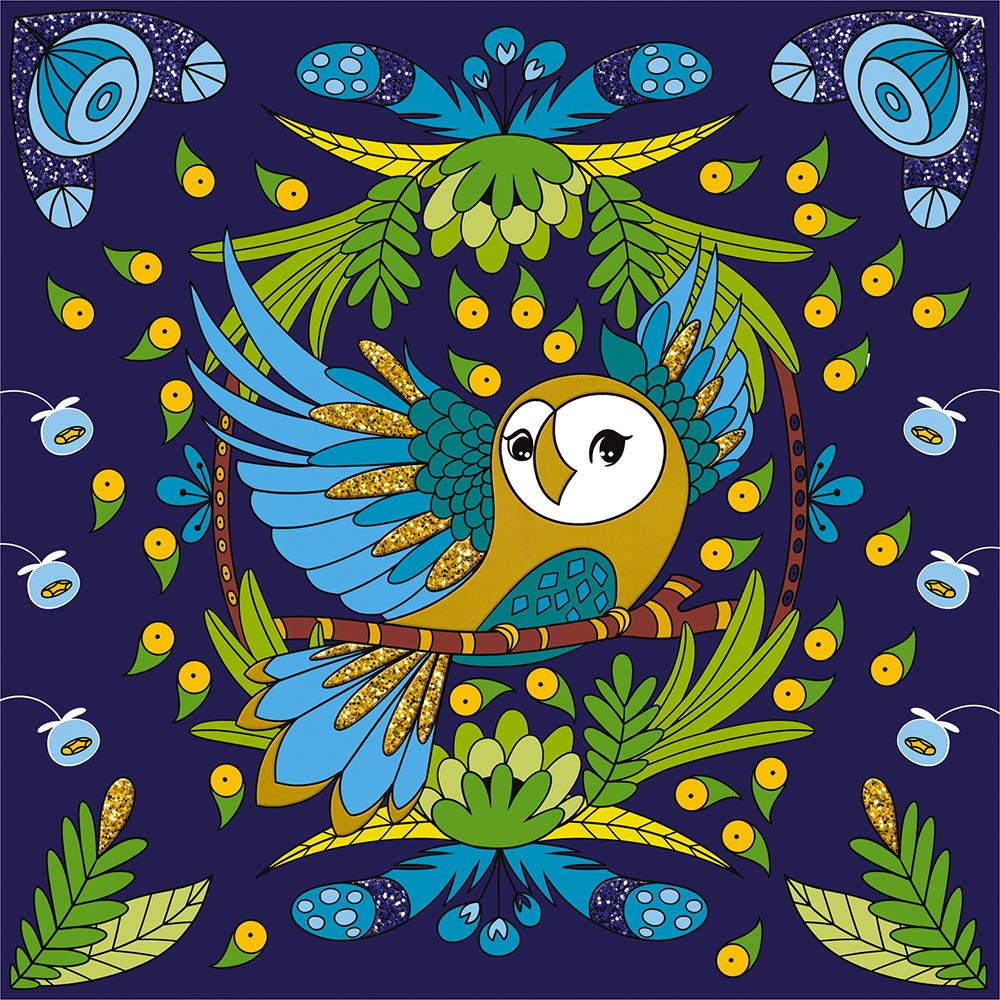 janod-kit-cr-atif-paillettes-et-dorures-oiseaux-8-tableaux image 7