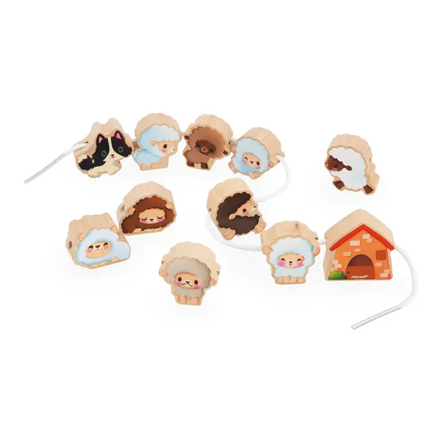 janod-j03312-perles-enfiler-mouton-en-bois-fsc-d-s-24-mois image 1
