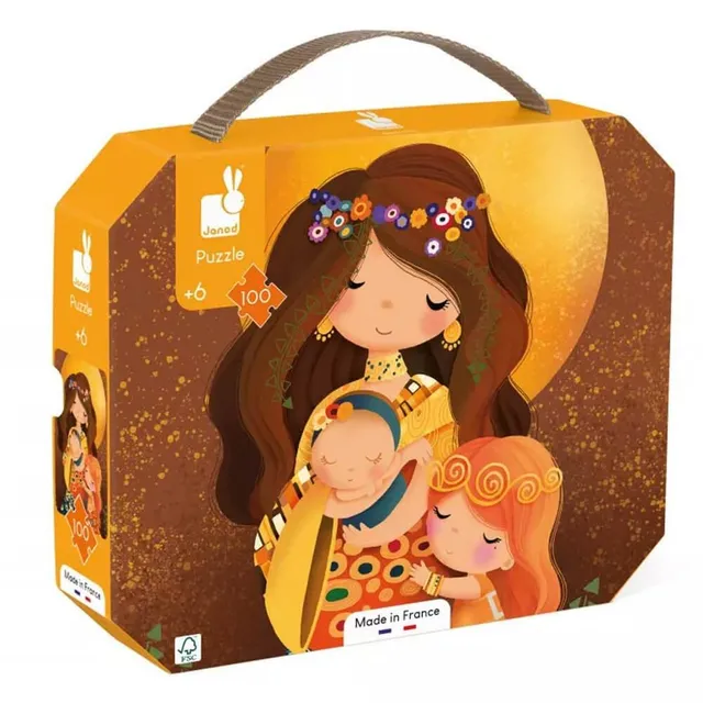janod-j02577-puzzle-enfant-100-pi-ces-inspir-de-klimt image 1