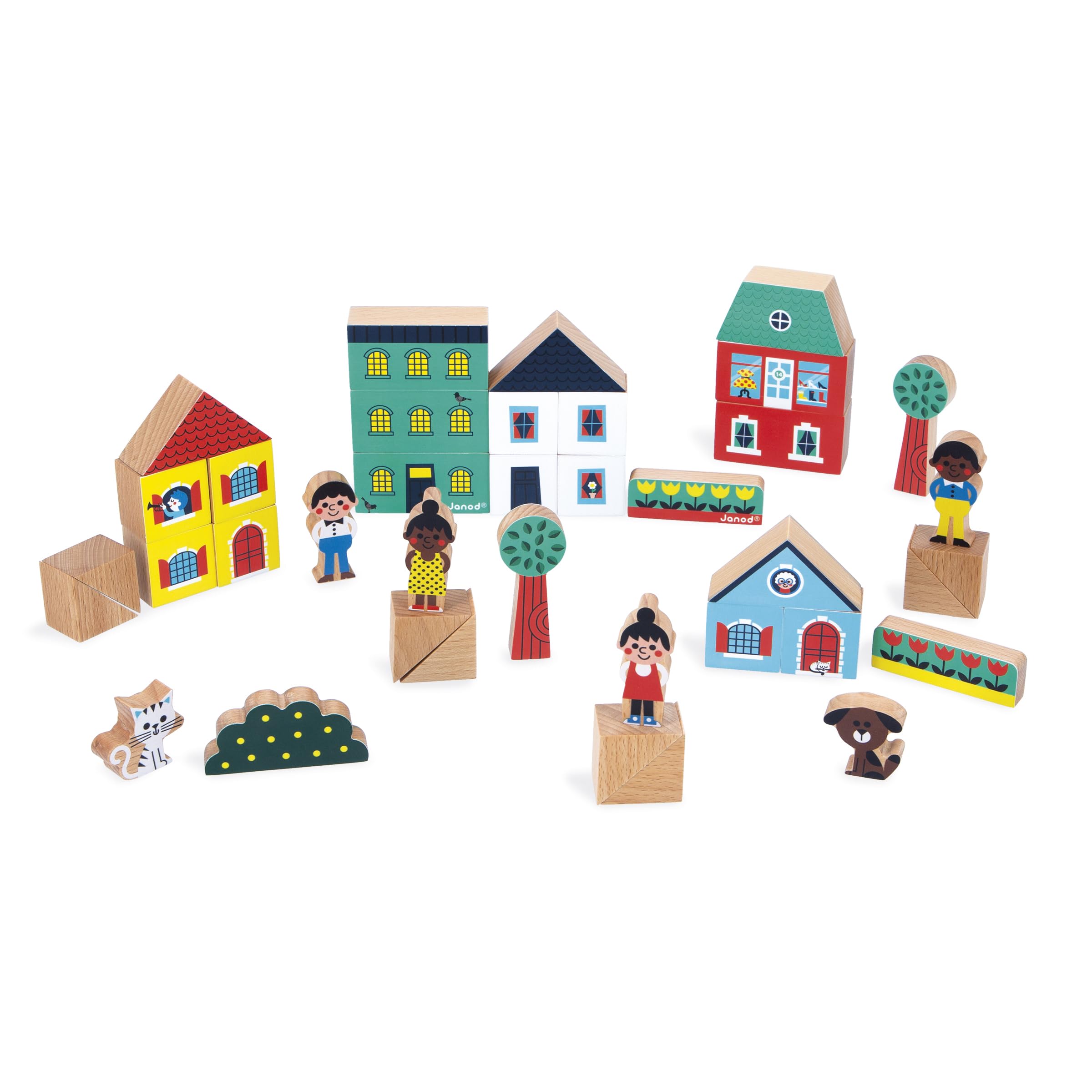janod-cross-roads-j05917-set-36-cubes-en-bois-massif-ville image 3