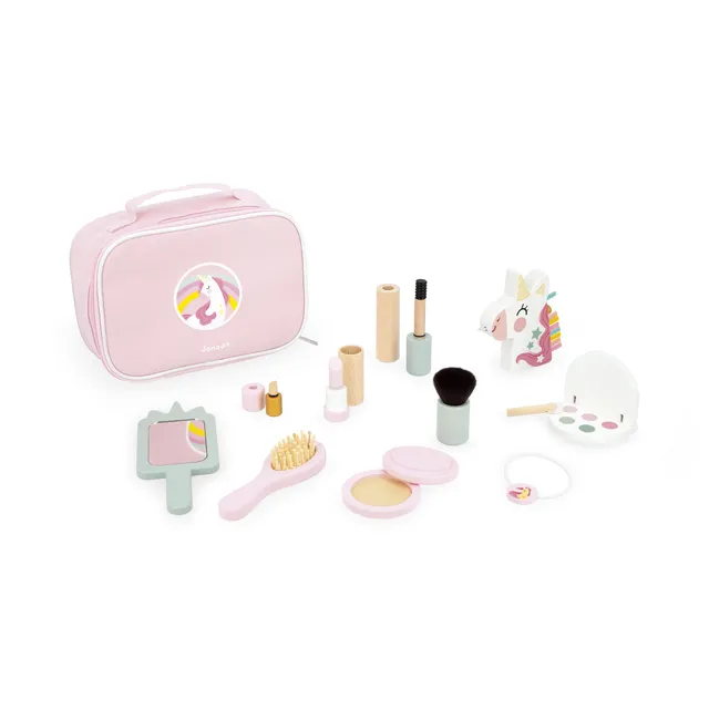janod-j06465-malette-beaut-licorne-10-accessoires-en-bois-fsc image 1
