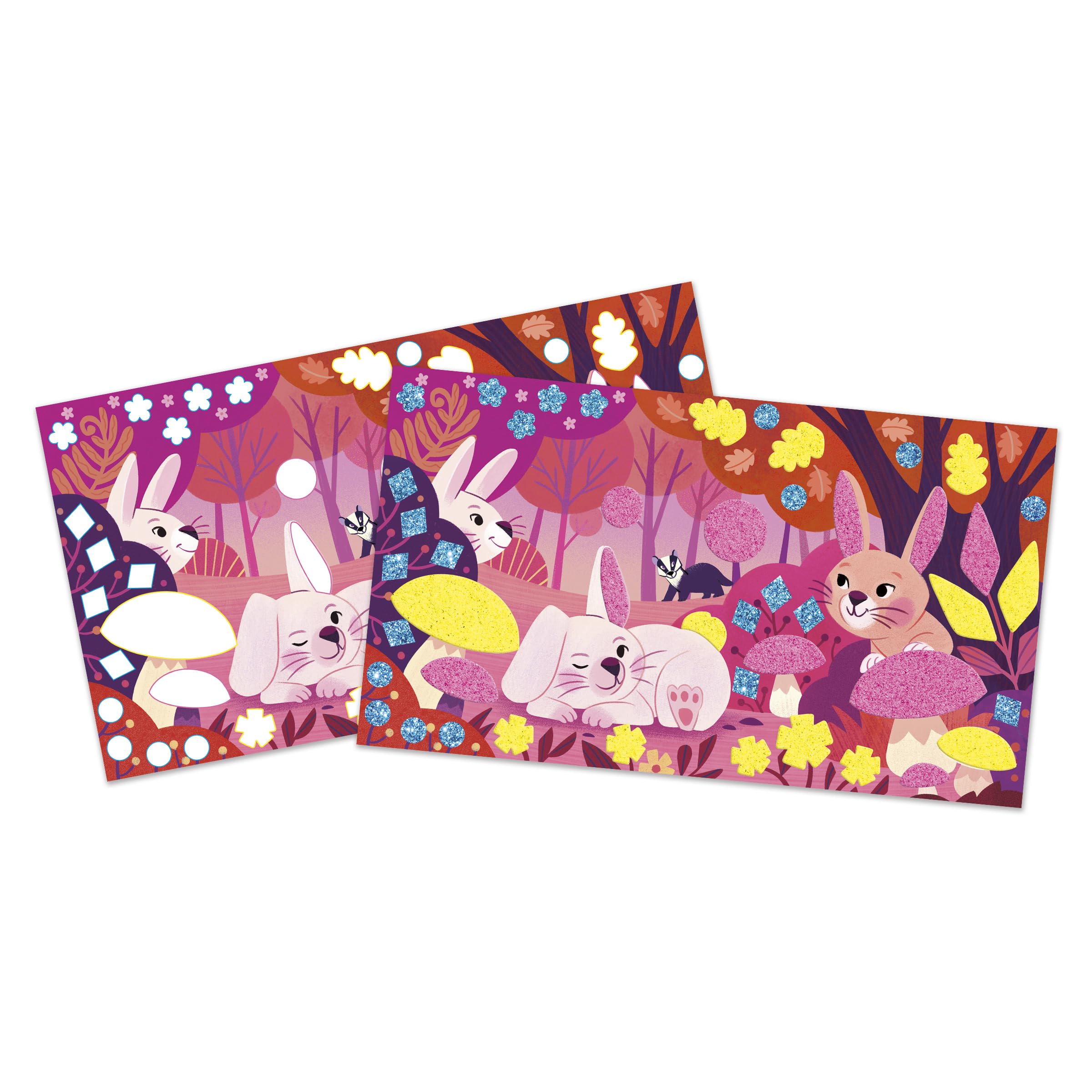 janod-les-ateliers-du-calme-for-t-stickers-mousse-sables-fluorescents-d-s-6-ans image 4