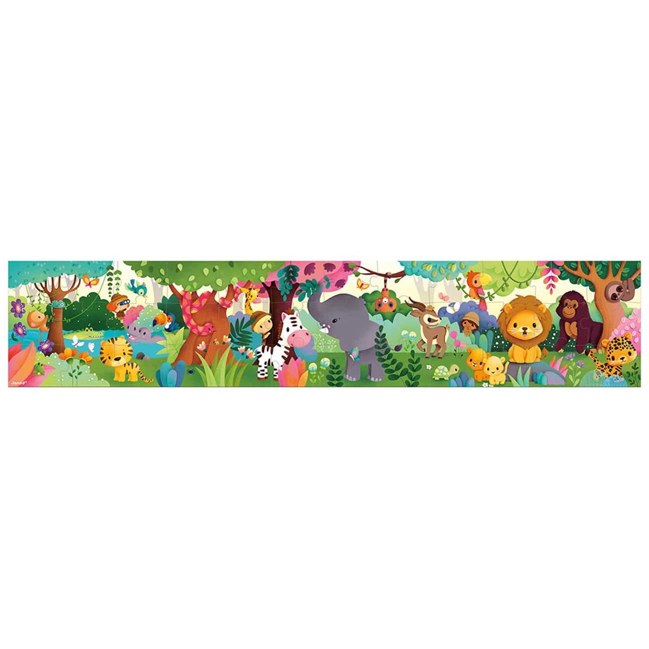 janod-j02543-puzzle-animaux-sauvages-panoramique-36-pi-ces image 3