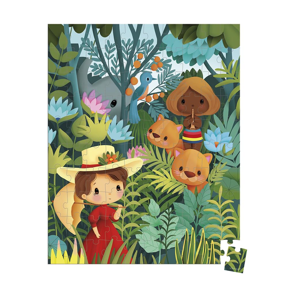 janod-j02550-puzzle-100-pi-ces-inspir-de-rousseau-le-r-ve image 2