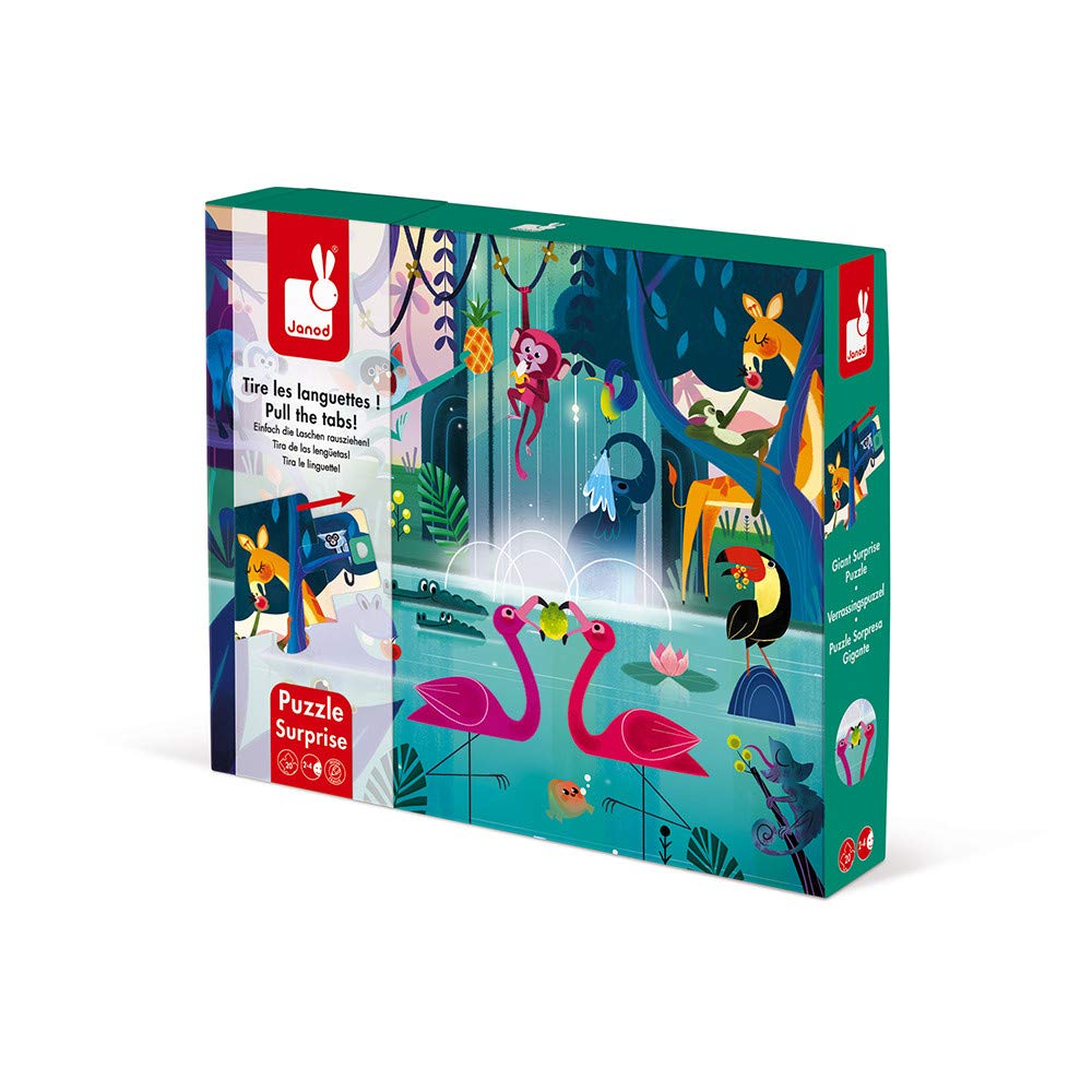 janod-puzzle-surprise-20-pi-ces-festin-dans-la-jungle-65-x-50-cm image 4
